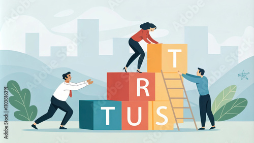 Building trust with teamwork and collaboration