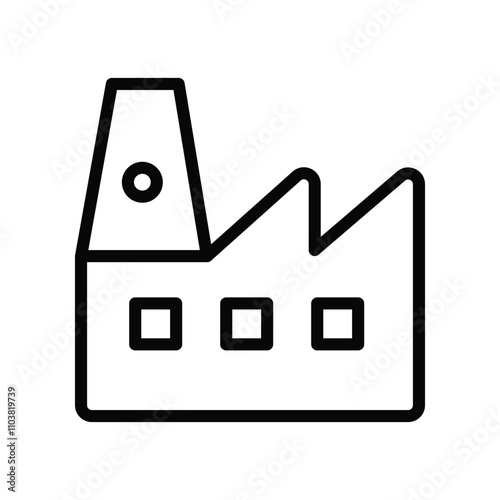 This is a Nice Industry Factory Icon Design