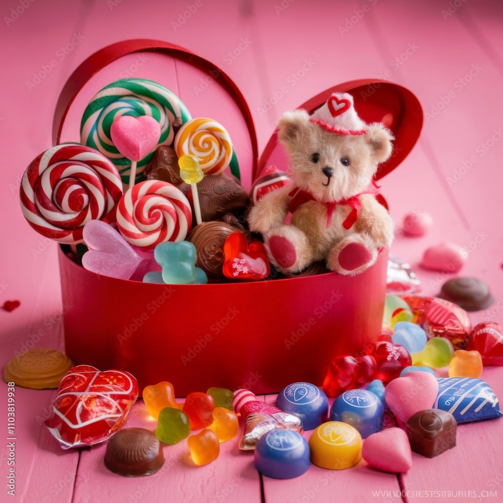 Obraz premium Valentine day candies