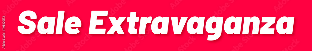 Obraz premium Sale Extravaganza Stamp, Red Background with Sale Extravaganza Word Rubber Stamp Banner