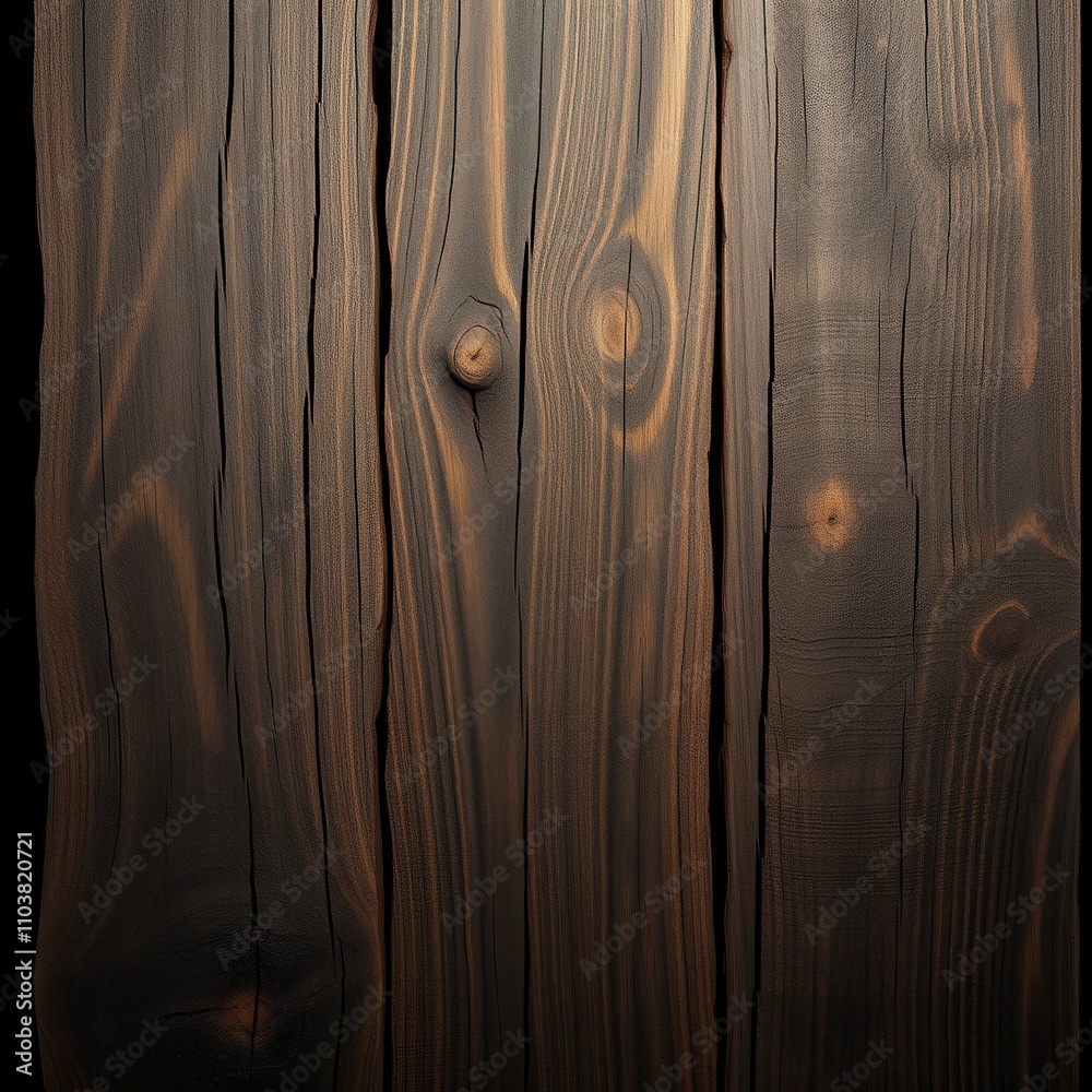 Weathered wooden plank on a black background with intricate wood grain patterns, dark background, tree bark, tree roots Weathered wooden plank on a black background with intricate wood grain patterns, dark background, tree bark, tree roots