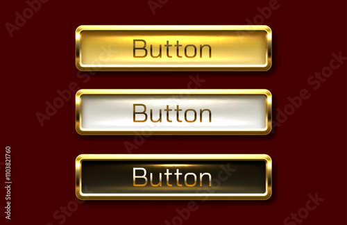 Light button label, event bar casino, show signboard. Vector illustration