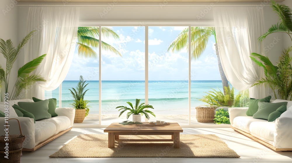 Fototapeta premium living room interior style 20