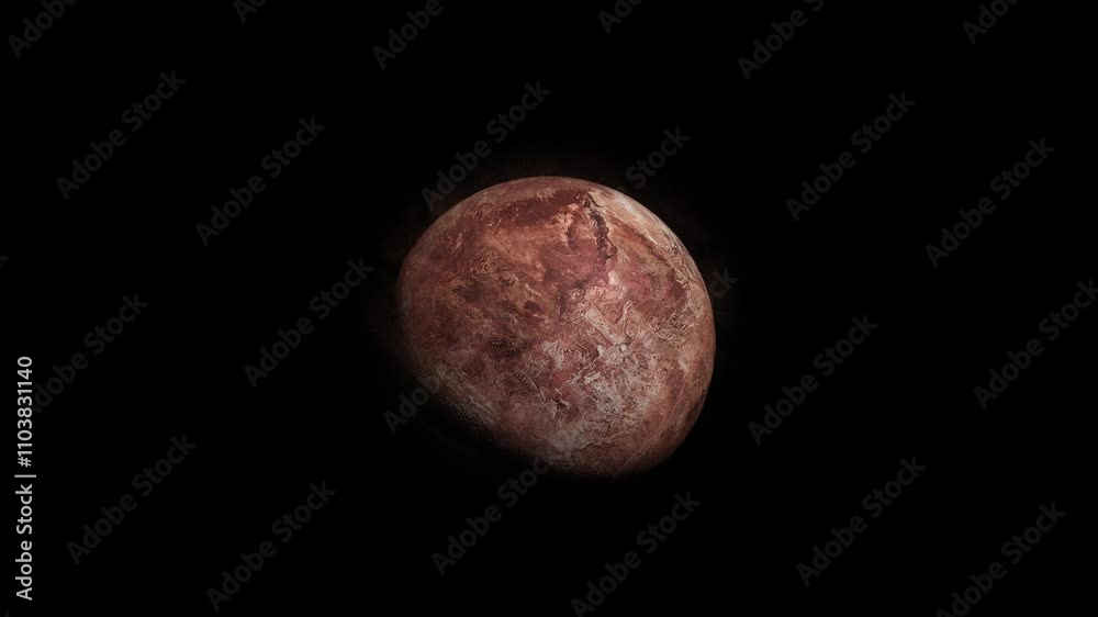 lua marrom no escuro