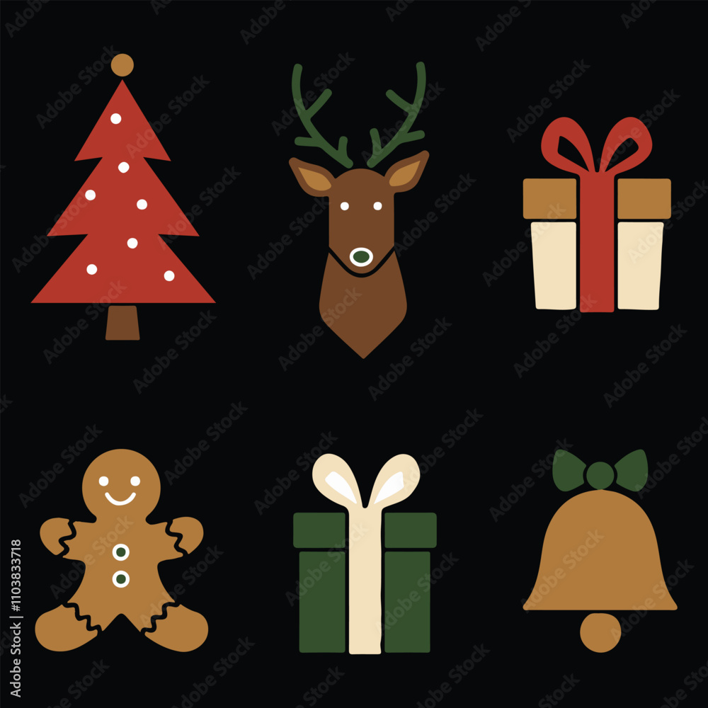Christmas Design Elements Vector Collection Christmas Design Elements Vector Collection