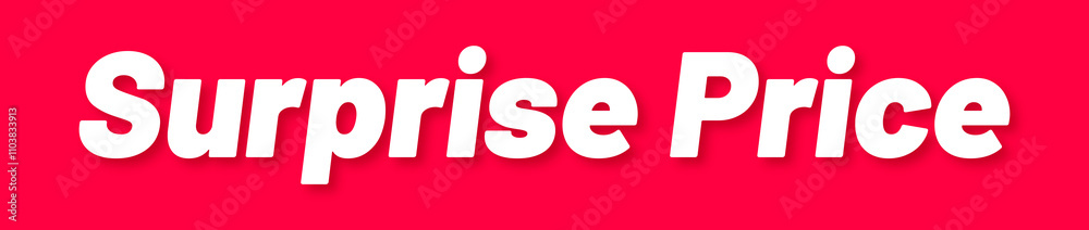 Surprise Price Stamp, Red Background with Surprise Price Word Rubber Stamp Banner Surprise Price Stamp, Red Background with Surprise Price Word Rubber Stamp Banner