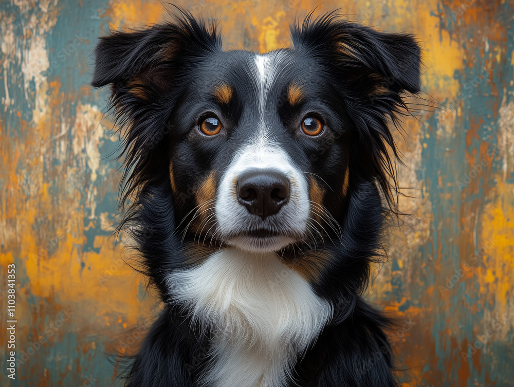 Fototapeta premium border collie portrait