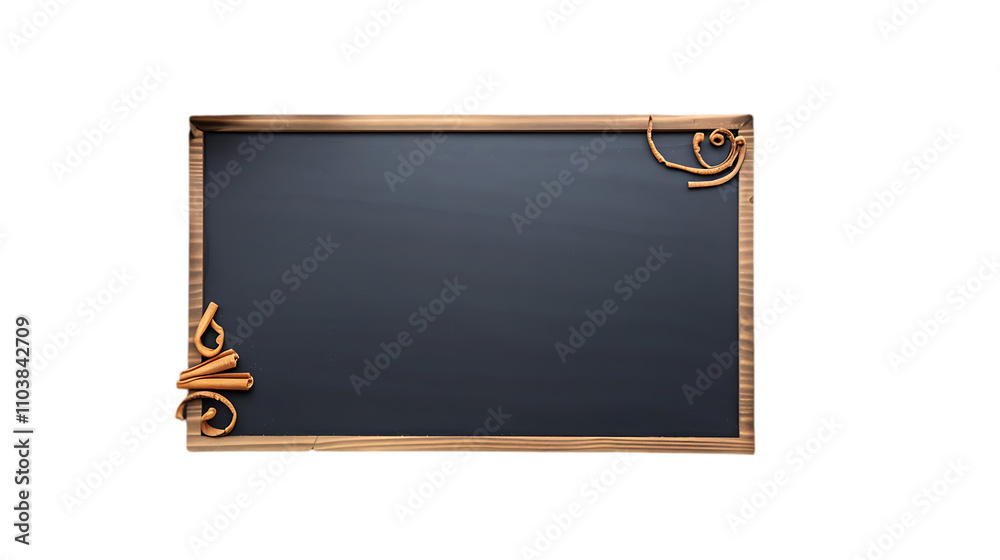 Obraz premium Cinnamon Blackboard Frame