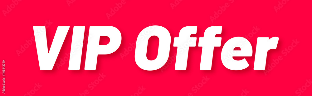 VIP Offer Stamp, Red Background with VIP Offer Word Rubber Stamp Banner VIP Offer Stamp, Red Background with VIP Offer Word Rubber Stamp Banner