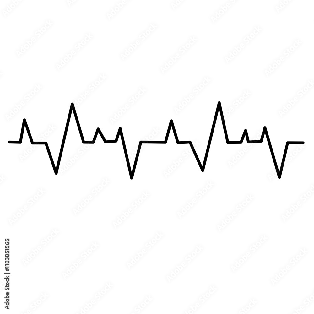Heart beat line. Thin line vector of signs for infographic logo app development and website design. Heart rhythm Heart beat line. Thin line vector of signs for infographic logo app development and website design. Heart rhythm