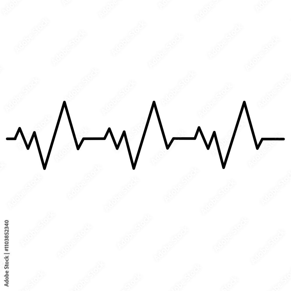 Heart beat line. Thin line vector of signs for infographic logo app development and website design. Heart rhythm Heart beat line. Thin line vector of signs for infographic logo app development and website design. Heart rhythm
