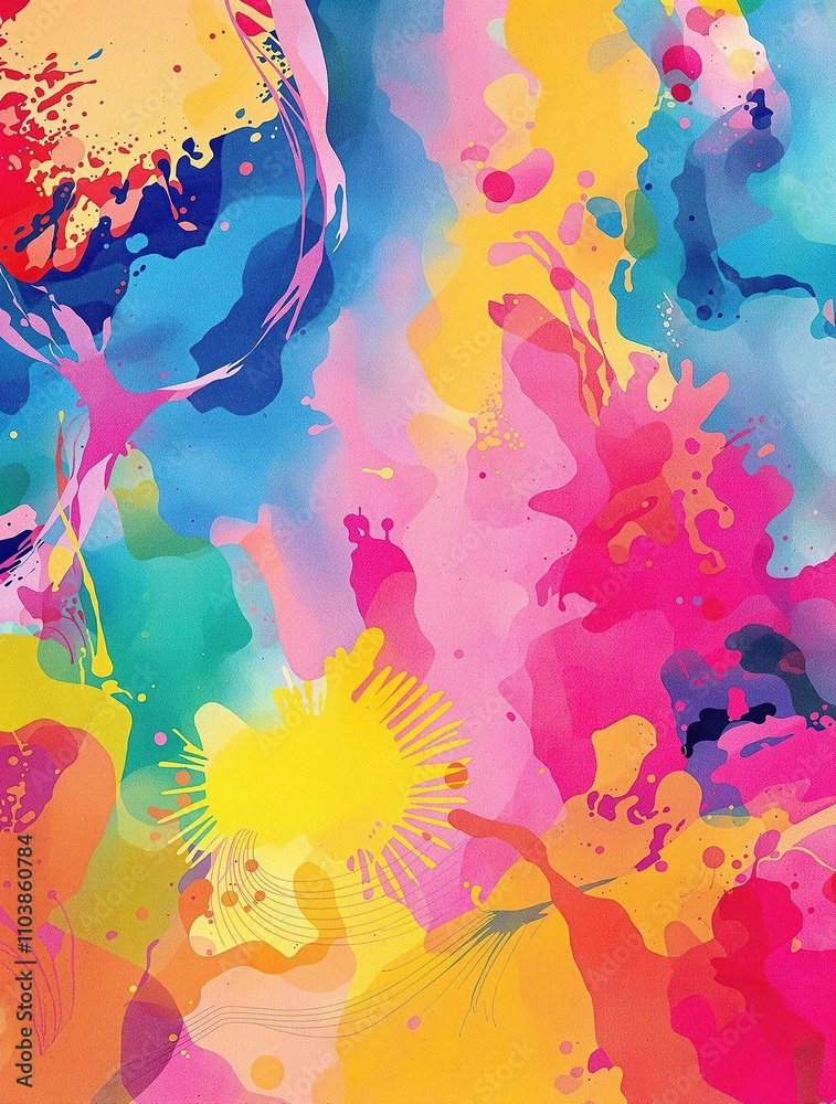 Bold and expressive watercolor strokes in a vivid, eye-catching design, striking, intense, expressive Bold and expressive watercolor strokes in a vivid, eye-catching design, striking, intense, expressive