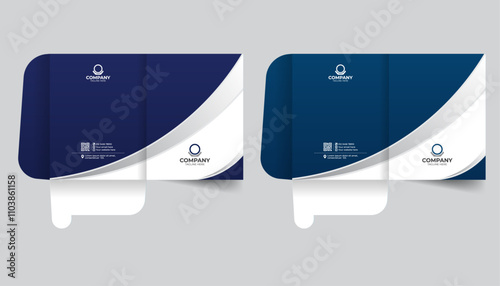Luxury corporate presentation Document Folders for your business, abstract and colorful file folder design real estate File Cases. Stationery template design

