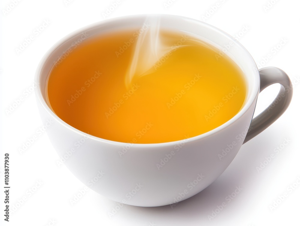 A steaming cup of golden tea showcases warmth and comfort, inviting relaxation and enjoyment. A steaming cup of golden tea showcases warmth and comfort, inviting relaxation and enjoyment.