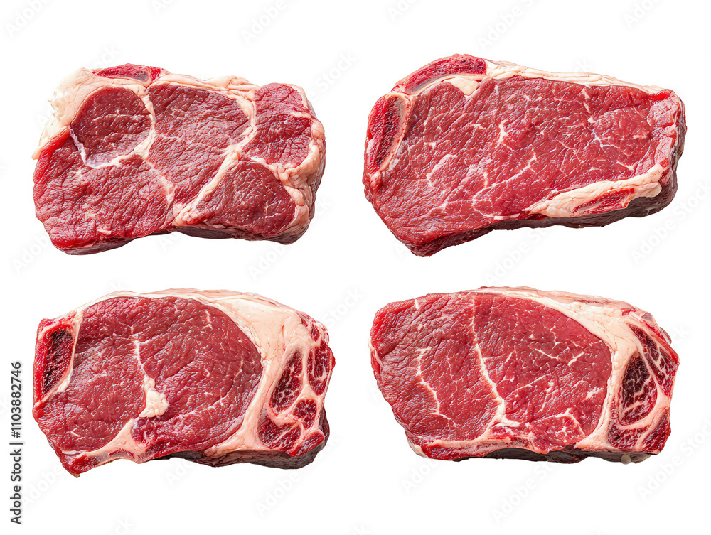 raw meat isolated on white background. raw meat isolated on white background.