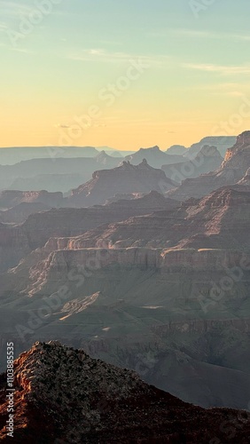 Layered Landscape of the Grand Canyon photo