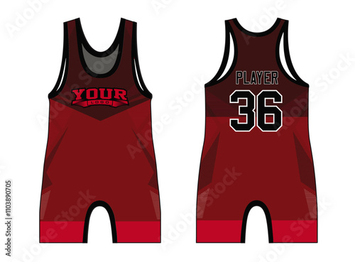 Wrestling singlets are designed with an elegant edgy and wild look. The design template is a perfect fit for all sportswear, casual wear, shirts, fashion apparel, and all kinds of othe fashion apparel