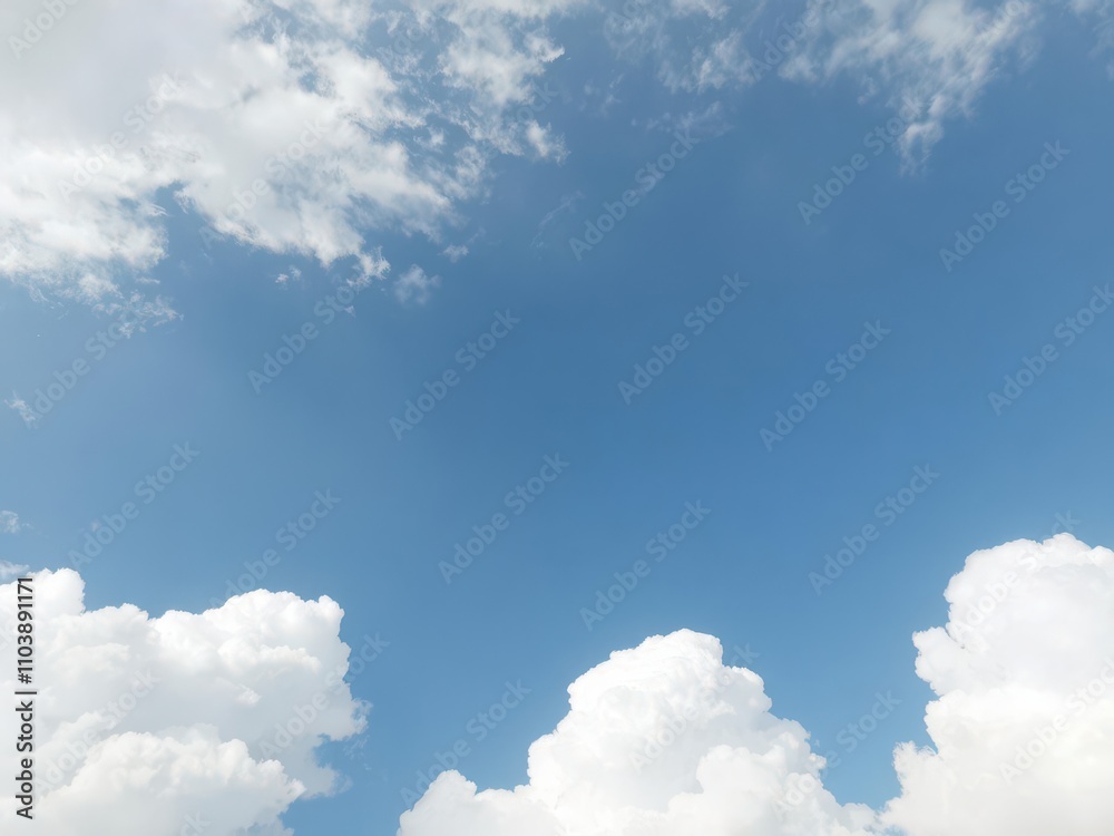 Soft fluffy clouds in a blue sky, creating a textured effect, clouds, fluffy Soft fluffy clouds in a blue sky, creating a textured effect, clouds, fluffy