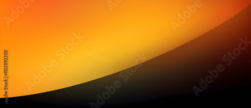 Blurred gradient Yellow and Orange and Black background