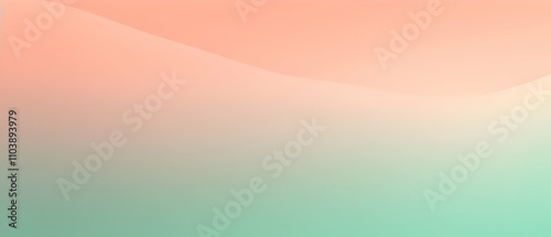 Blurred gradient Peach Puff and Light Green and Misty Rose background