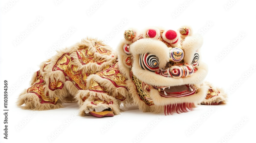 Traditional Lion Dance Costume for Cultural Celebration Traditional Lion Dance Costume for Cultural Celebration