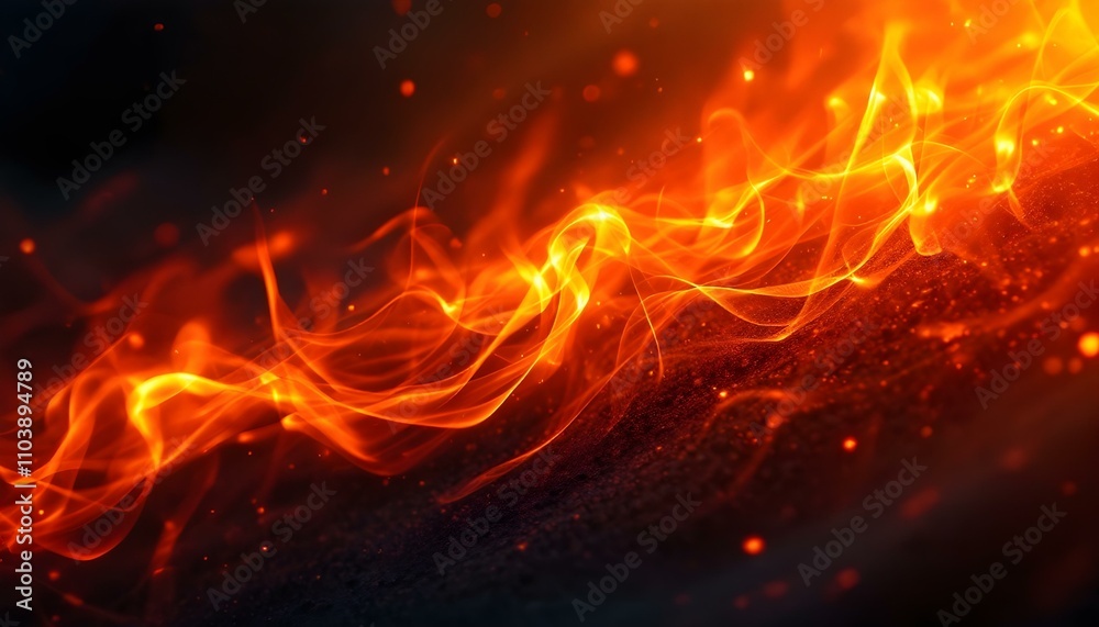 fire on a black background and texture design fire on a black background and texture design