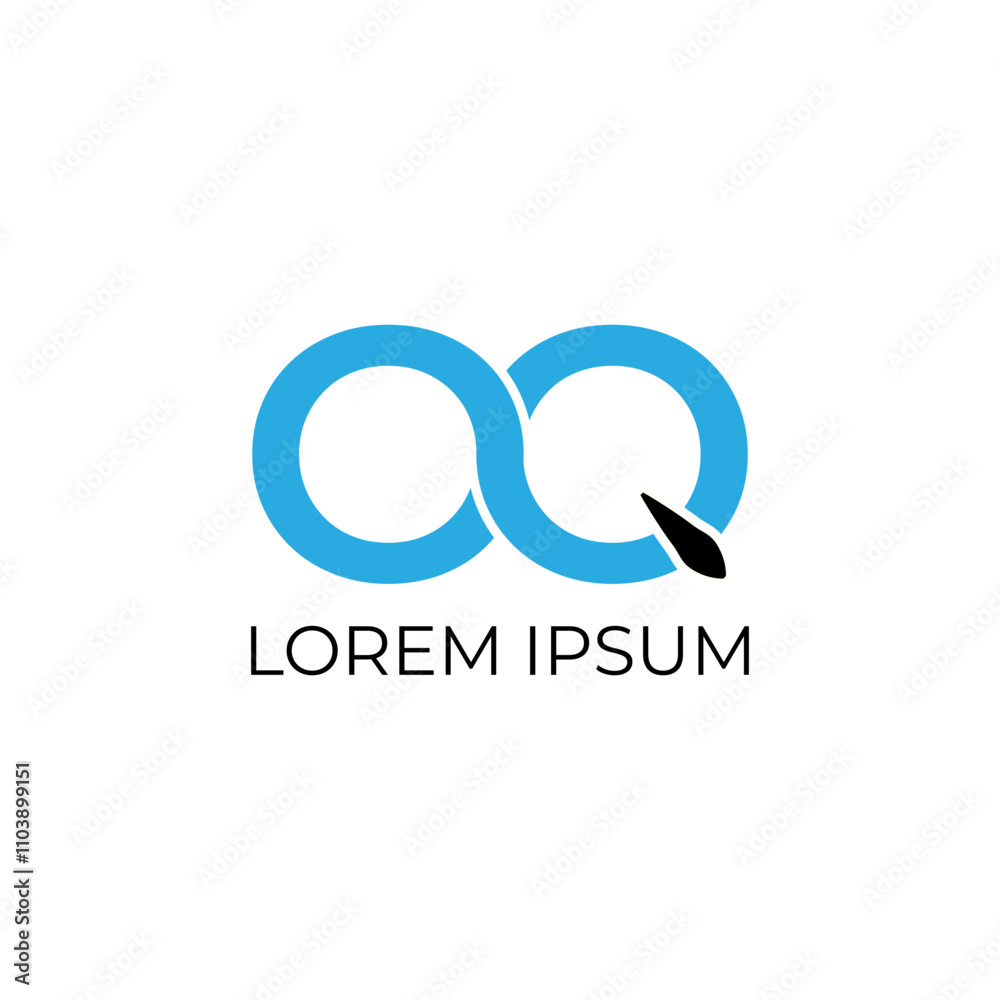 Modern OQ Monogram Logo Design Modern OQ Monogram Logo Design