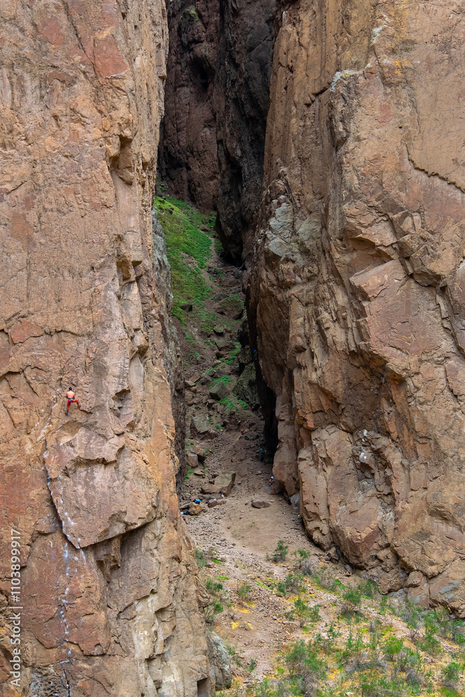 Rocks of la buitrera canyon, piedra parada, chubut, argentina Rocks of la buitrera canyon, piedra parada, chubut, argentina