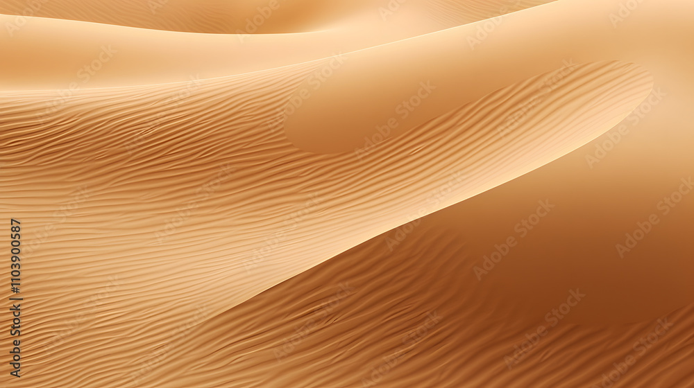Sunlit Desert Sand Dunes with Mesmerizing Curves
Sunlit Desert Sand Dunes with Mesmerizing Curves