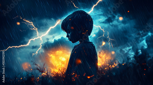 Against the Elements: Visualizing the Inner Conflict of Oppositional Defiant Disorder in Childhood photo