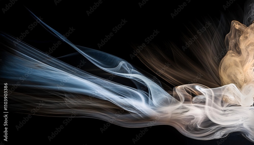Enhance white on black background the design with pastel-colored the color scheme smoke Enhance white on black background the design with pastel-colored the color scheme smoke