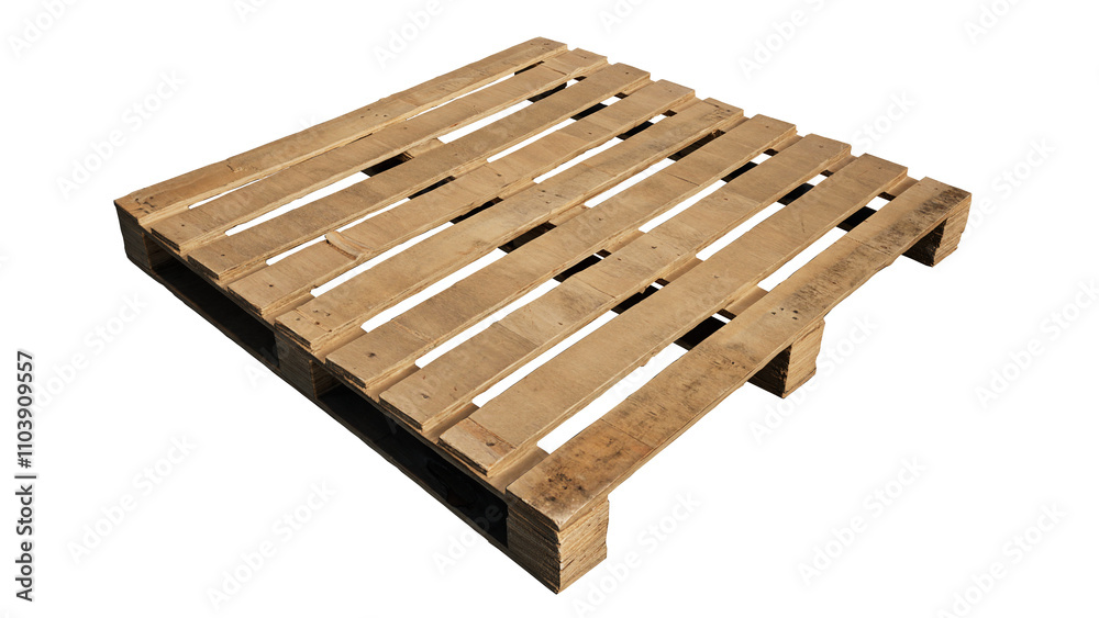 wooden pallets isolated on white background wooden pallets isolated on white background