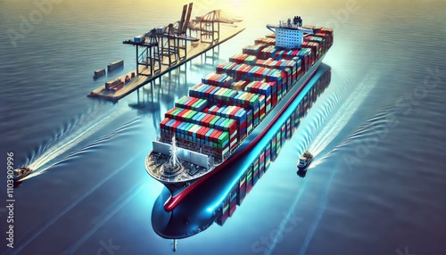 The business ship of the future World-class logistics with generation AI technology