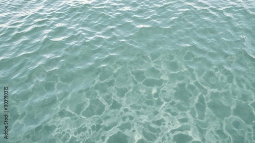 Ripples and waves on the surface of textured water, fluid, reflective