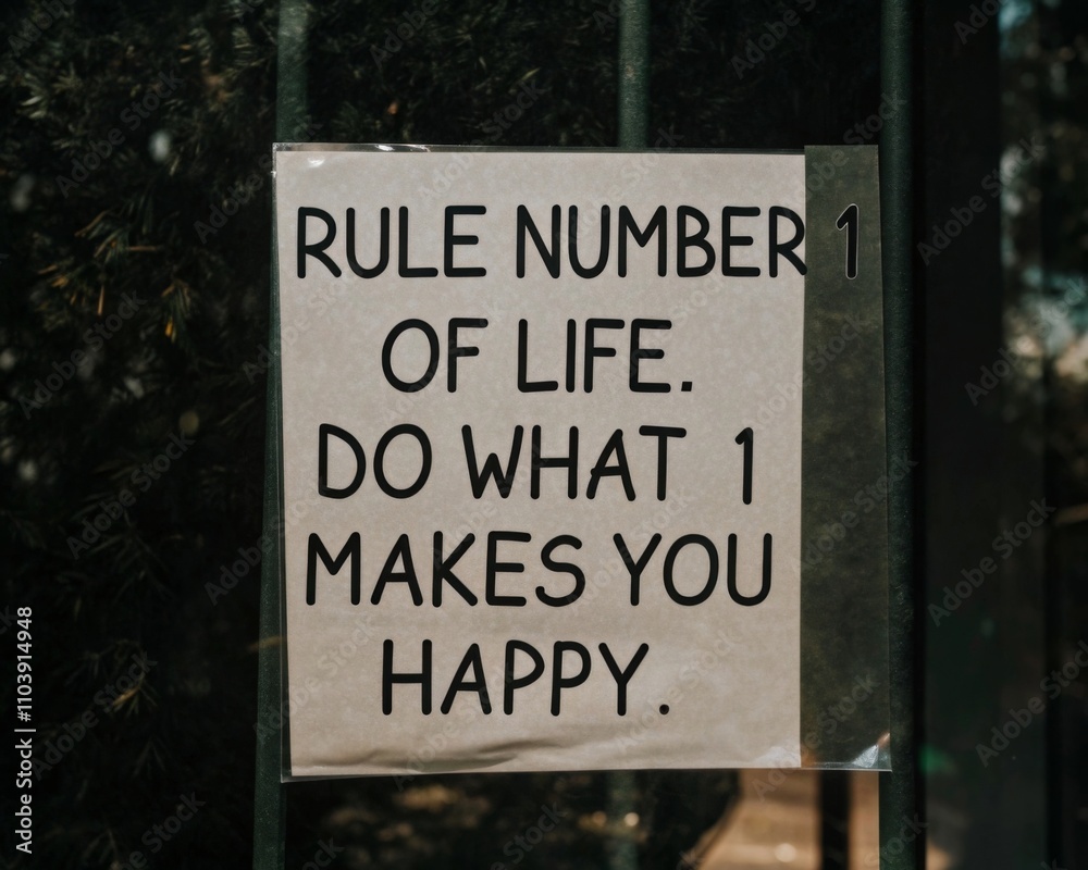 Embrace happiness a guide to life's rule in personal spaces for enhanced well-being and fulfillment