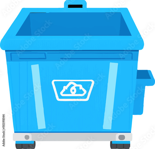 Maintenance Garbage Waste Recycling Bin