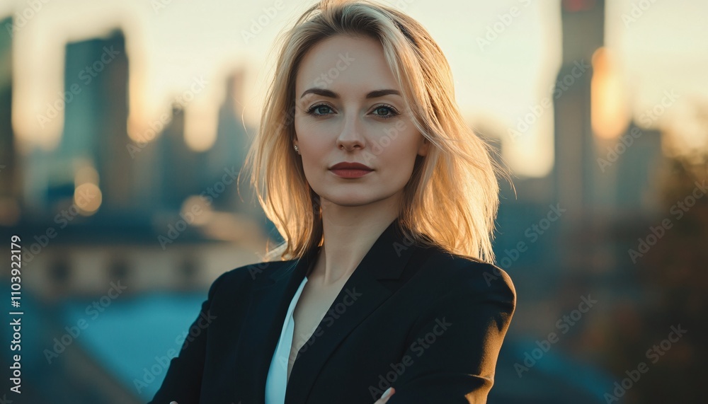 Confident portrait of a chic businesswoman exuding strength and elegance showcasing the powerful side of beauty. Confident portrait of a chic businesswoman exuding strength and elegance showcasing the powerful side of beauty.