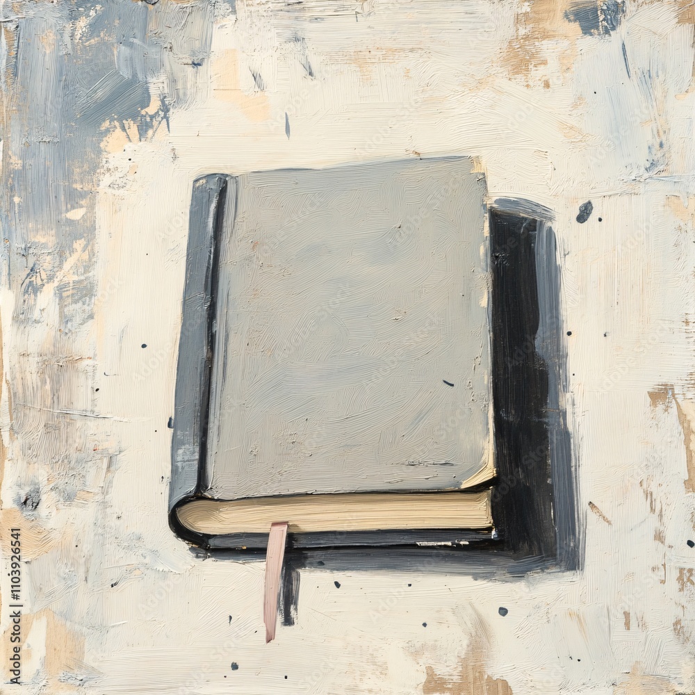 old book on the wall