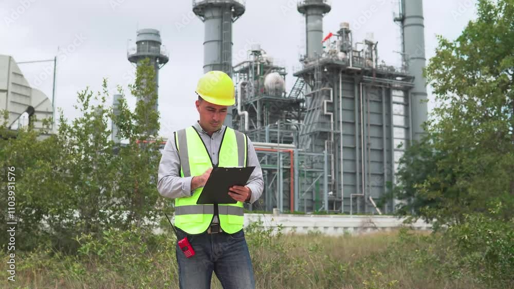 custom made wallpaper toronto digitalworker in factory with outdoor on Co-generator power plant