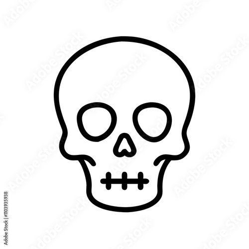 Good icon for a simple skull outline
