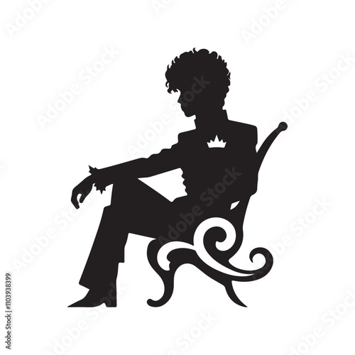 silhouette of a person playing the violin