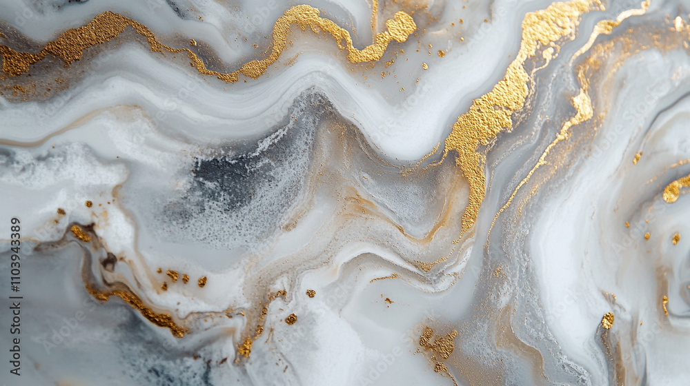 Elegant marble texture with gold accents showcasing swirling patterns and contrasts