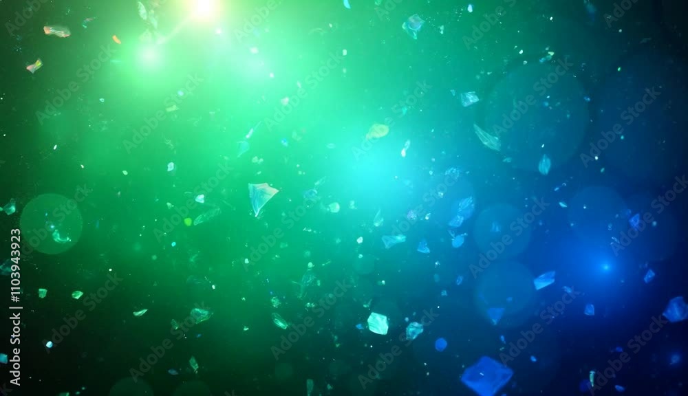 It’s a good story of green and blue bokeh for magical designs
