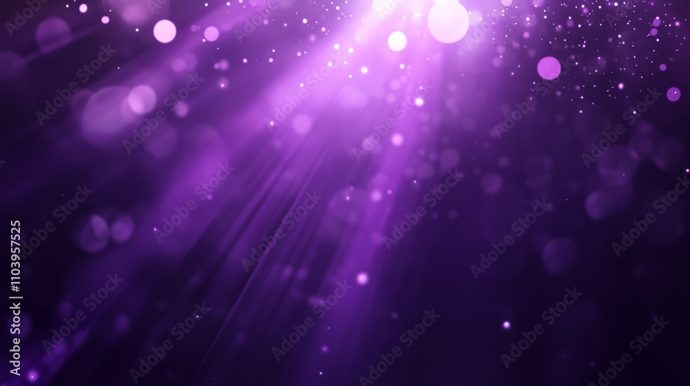 Purple Abstract Background with Bokeh Lights Purple Abstract Background with Bokeh Lights