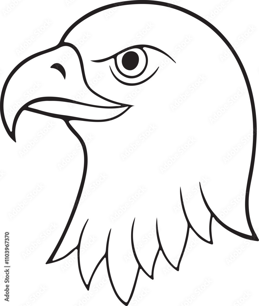 Obraz premium Eagle head mascot