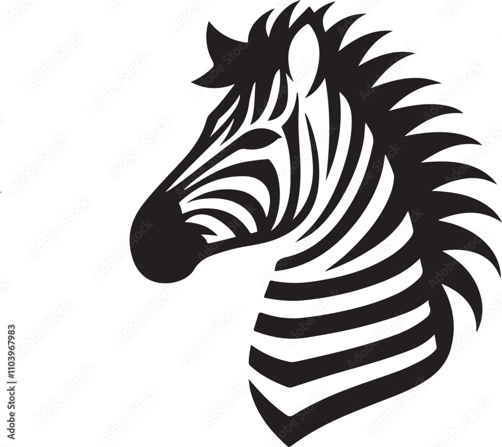 Fototapeta premium zebra illustration