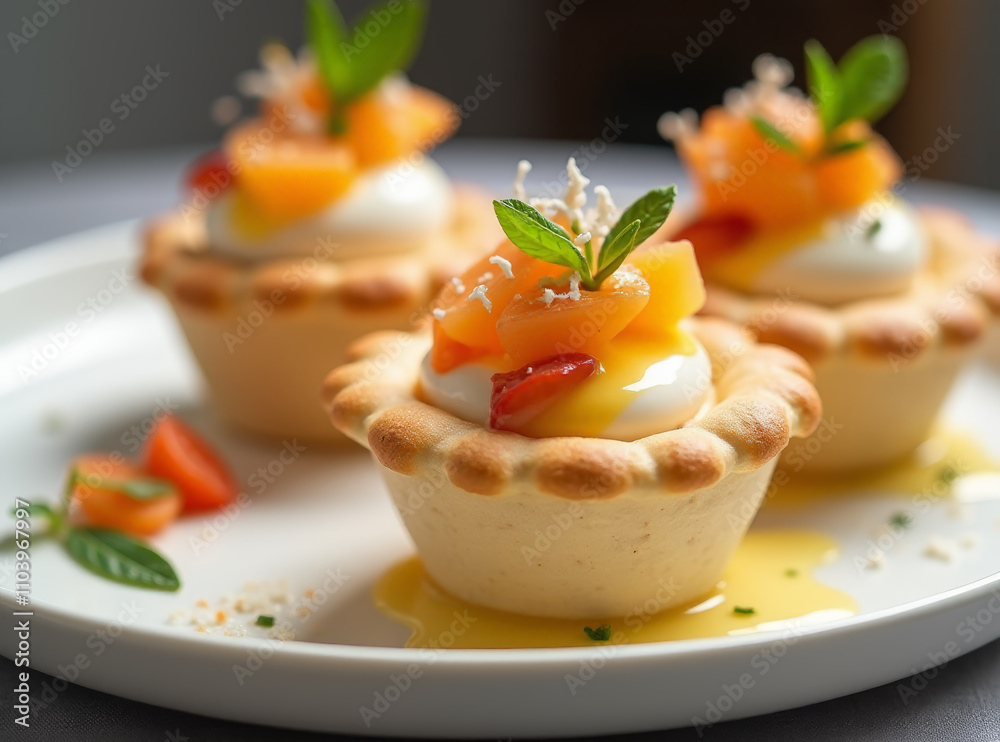 Panna Cotta Pavlova Cups - Professional food photography of , Fusion menu ideas, desserts foods fusion Panna Cotta Pavlova Cups - Professional food photography of , Fusion menu ideas, desserts foods fusion