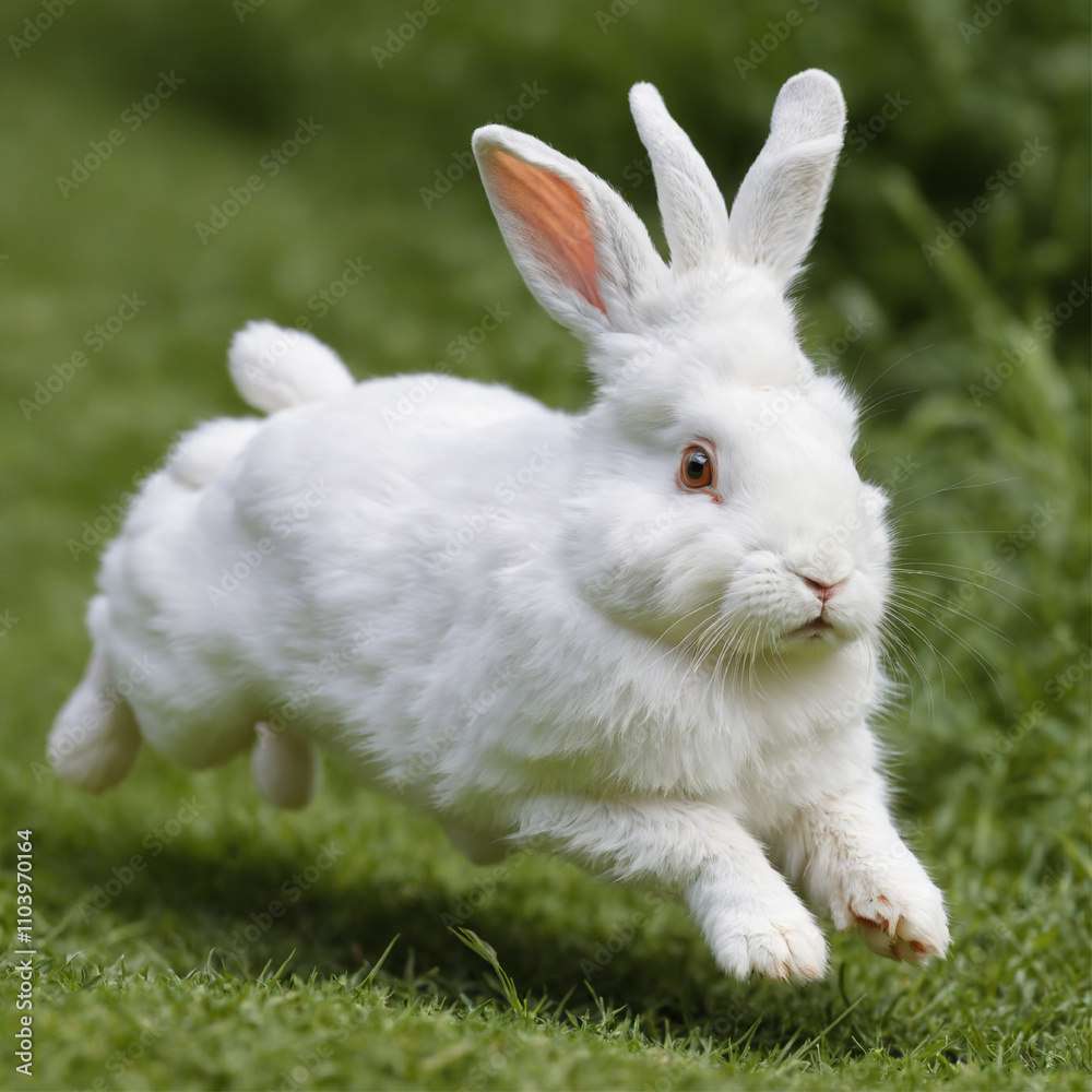 cute rabbit with a natural background cute rabbit with a natural background