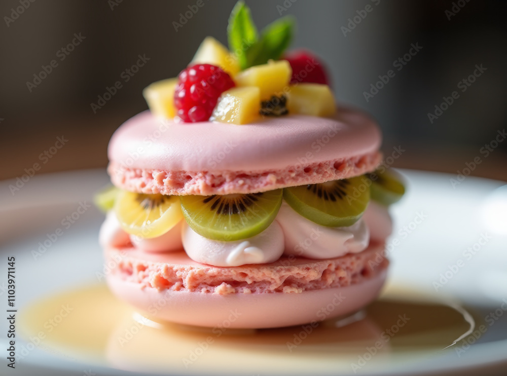 Pavlova Mochi Macaron, Fusion menu ideas, desserts foods fusion Pavlova Mochi Macaron, Fusion menu ideas, desserts foods fusion