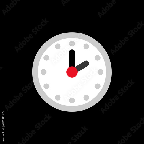 Clock at 2:00
